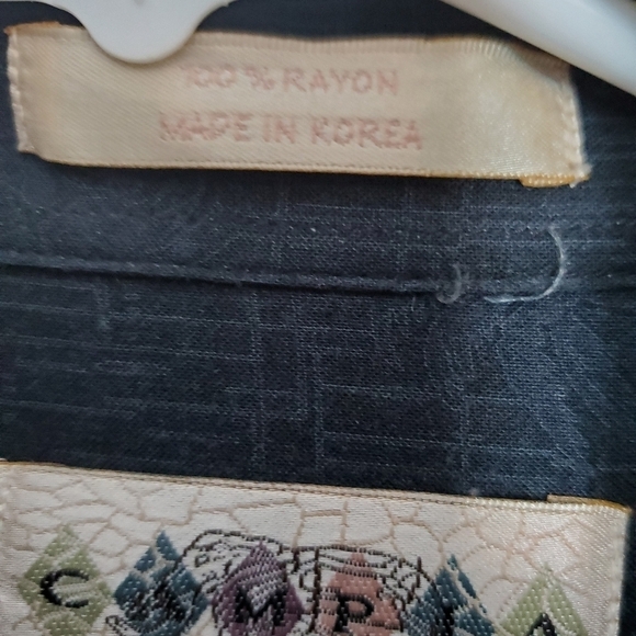 Campia brand mens button down shirt size XXL grey/black color - Picture 5 of 7